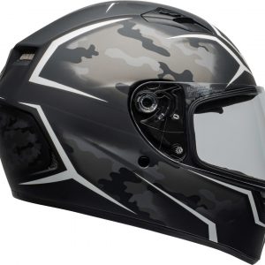 Bell Street 2020 Qualifier STD Adult Helmet Helmet (Stealth Camo Matte BlackWhite) 5
