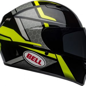 Bell Street 2020 Qualifier STD Helmet Flare Gloss BlackHi-Viz 5